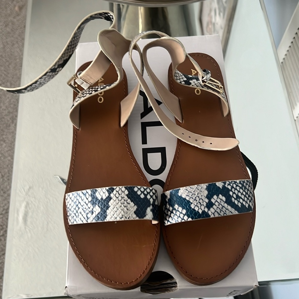 Aldo Campodoro Ankle Strap Sandals Great Condition Size 8
